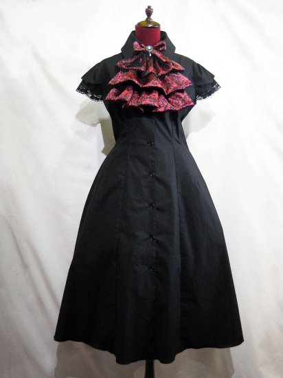 MARBLE ワンピース フリルタイ付き ゴシック調ロングワンピース | MARBLE | ロリータ