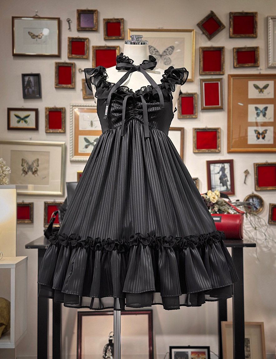 hmストライプベビードール | Na+H | ロリータ ゴスロリ ゴシック