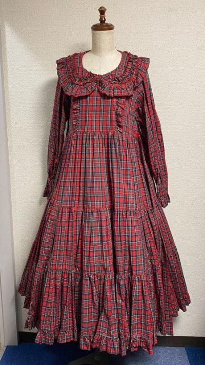 【やや】 physical drop セーラーOP赤チェック physical drop セーラーOP赤チェック