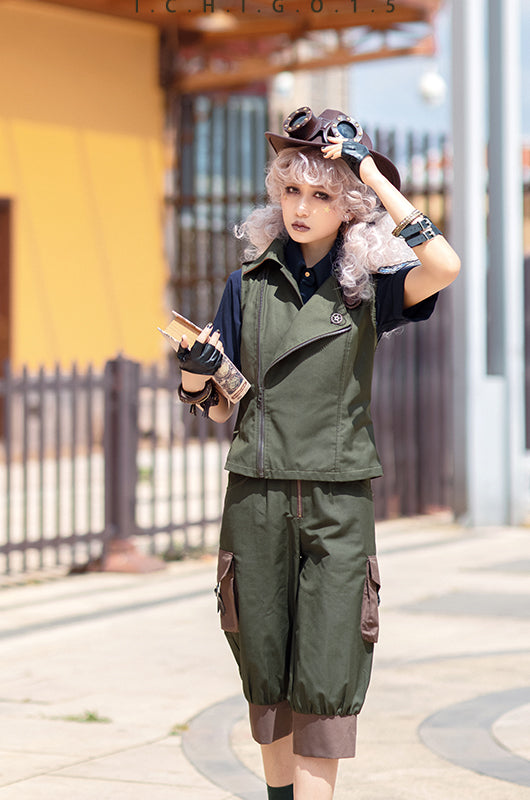 冒険家＊スチームパンク風ベスト | ICHIGO15 | ロリータ ゴスロリ