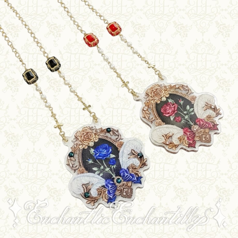 青薔薇姫と赤薔薇姫 ネックレス | Enchantlic Enchantilly | ロリータ