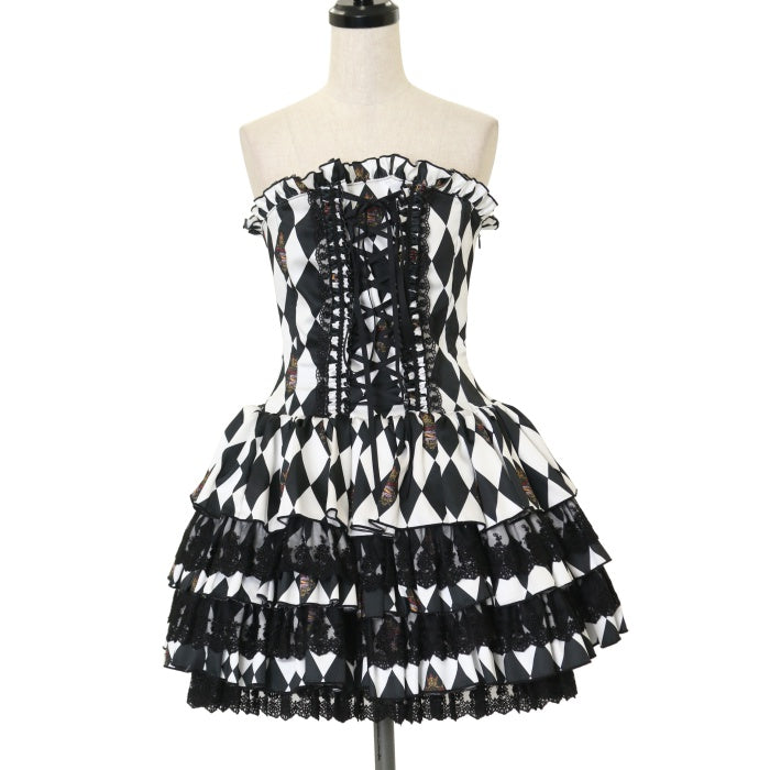 アトリエピエロ ダイヤモンドサーカス ミニコルセットワンピース ATELIER PIERROT / Diamond Circus ミニコルセットワンピース