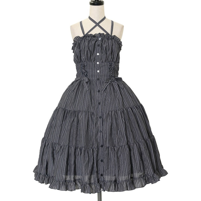 physical drop ジャンパースカート(グリーン) Physical Dropシフォン