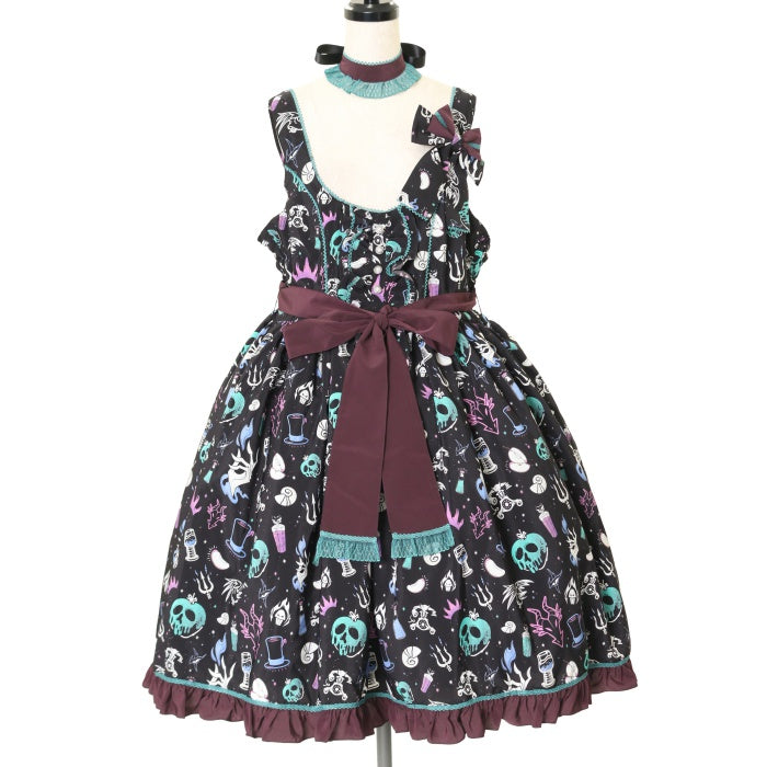 USED】【プラスサイズ】Disney villains / ジャンパースカートセット