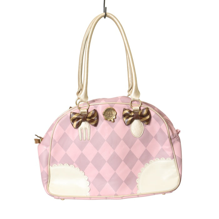 AngelicPretty cutleryボストンバッグ ピンク AngelicPretty cutleryボストンバッグ ピンク