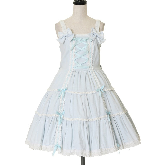 USED】肩リボンジャンパースカート | Angelic Pretty | ロリータ 