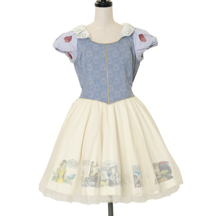 USED】【Disney/サイズ2】コミック柄リアルワンピース(白雪姫ver  