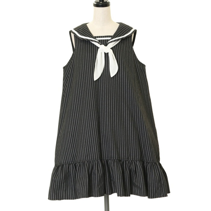 PUTUMAYO チェックセーラーワンピ