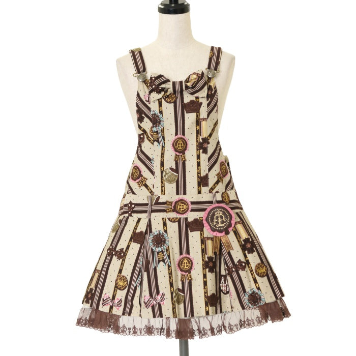 Angelic Pretty chocolate rosette サロペット Chocolate Rosette Salopette (2016) by Angelic Pretty