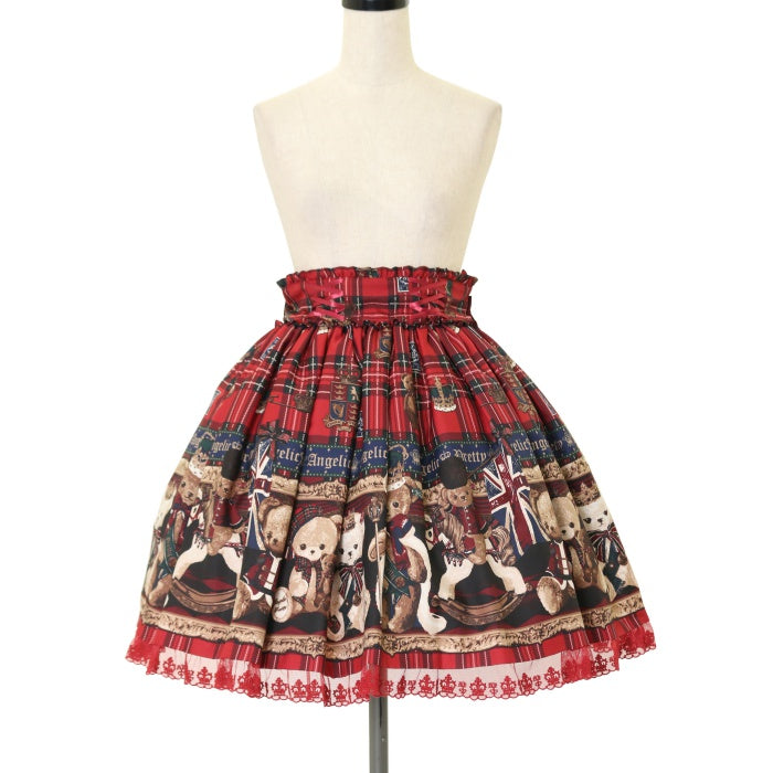 Angelic Pretty British Bear ブラウスとスカート　赤 Angelic Pretty British Bear ブラウスとスカート 赤 British Bear