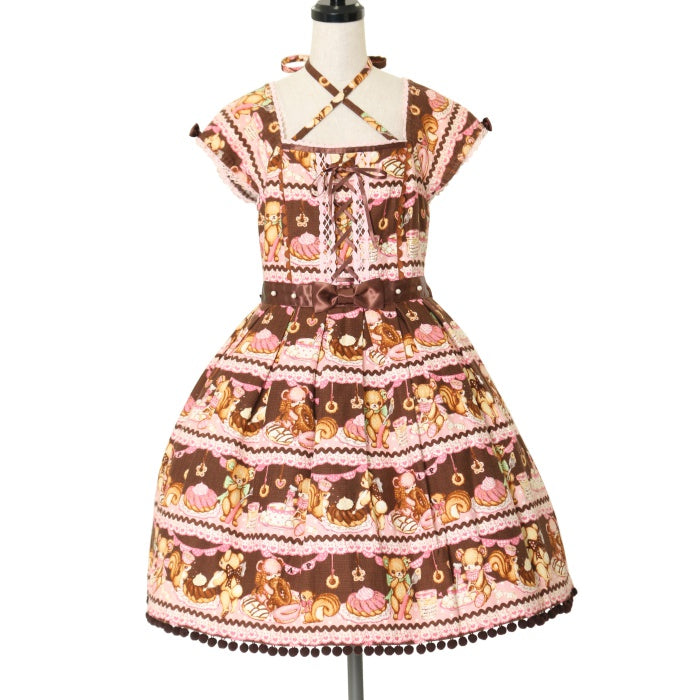 USED】Little Bear's Cafeワンピース | Angelic Pretty