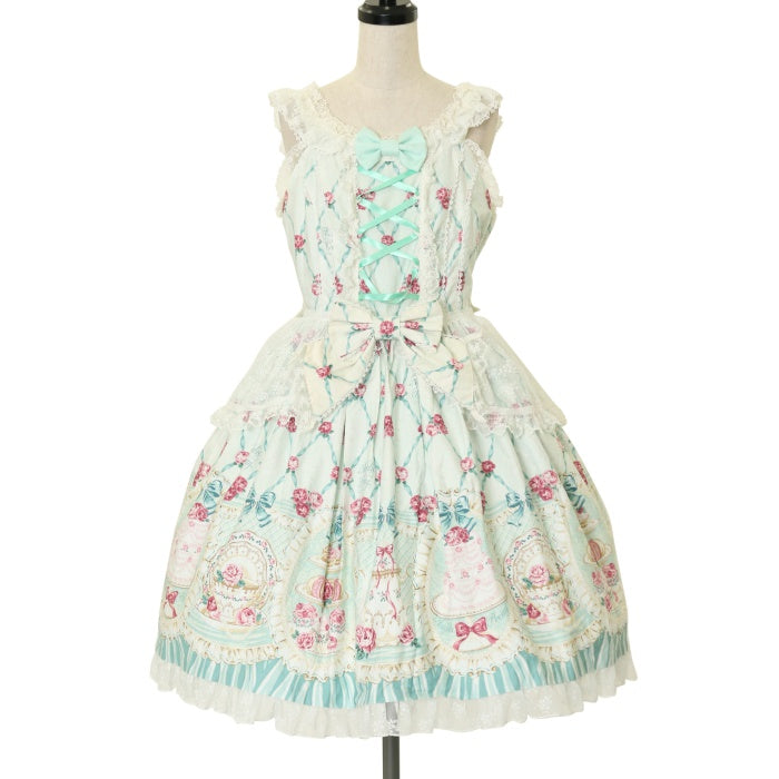 USED】Salon de thé Roseジャンパースカート | Angelic Pretty