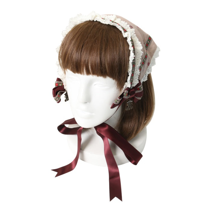 Alice and the Pirates オフ白 バブーシュカ ボンネット Alice and the Pirates オフ白 バブーシュカ ボンネット