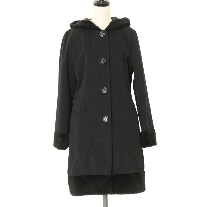 USED】【PEACE NOW/Mサイズ】フード付コート | BLACK PEACE NOW USED】【PEACE NOW/Mサイズ】フード付コート | BLACK PEACE NOW