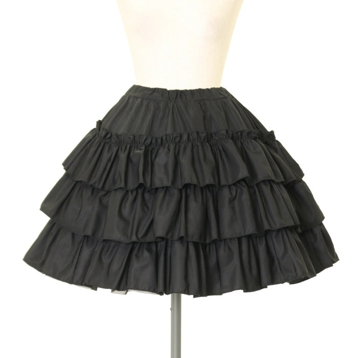 【Vallée lys】Pivoine Frill Skirt ブラック USED】【Vallée lys】Pivoine Frill Skirt | ATELIER-PIERROT