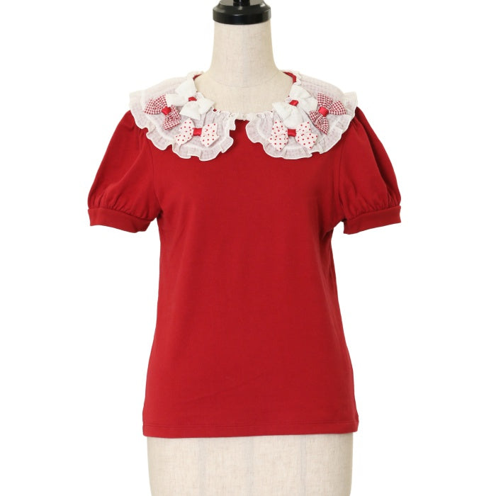 USED】【160cm】トリプルリボンパフTシャツ | Shirley Temple 
