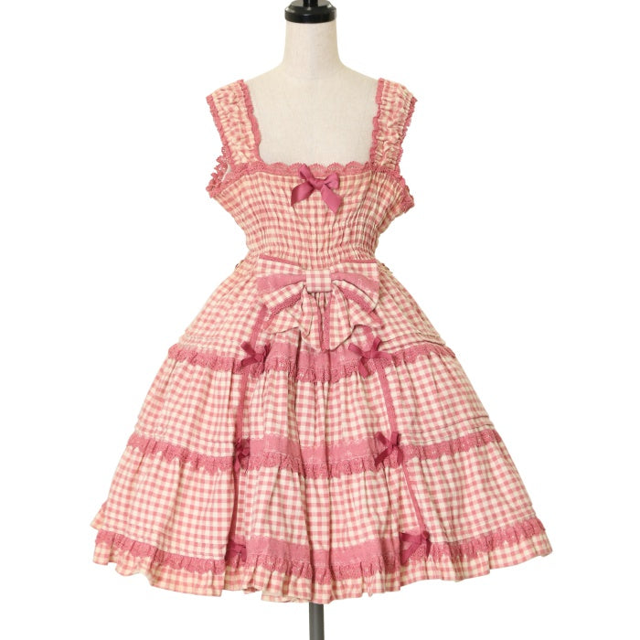 Angelic Pretty ＊ 薔薇ジャガードJSK（USED】ネルギンガム