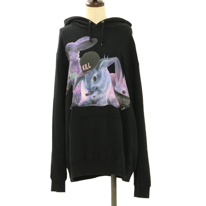 Katie BUNNY DOLL hood スウェット パーカー パープル S Katie 【公式 