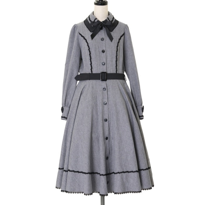 イノセントワールド メランジュヘリンボーンワンピース タグ付き