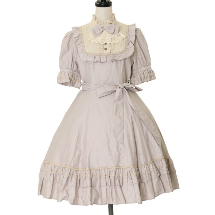 Victorian maiden ローズブーケストライプドールドレスブラック Victorian maiden ローズブーケストライプドールドレスブラック