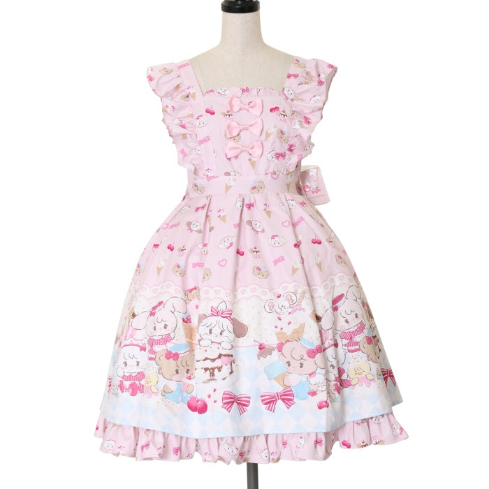 mikko×axesfemme kawaii ダイナーカフェジャンスカ　ピンク Kawaii - Diner Cafe JSK by Axes Femme