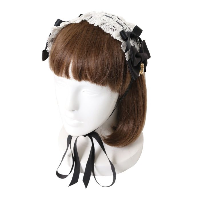 BABY プリンセスドロップヘッドドレス 黒白　未使用　ロリィタ　タグ付き Baby /プリンセスドロップヘッドドレス(黒白) - メルカリ