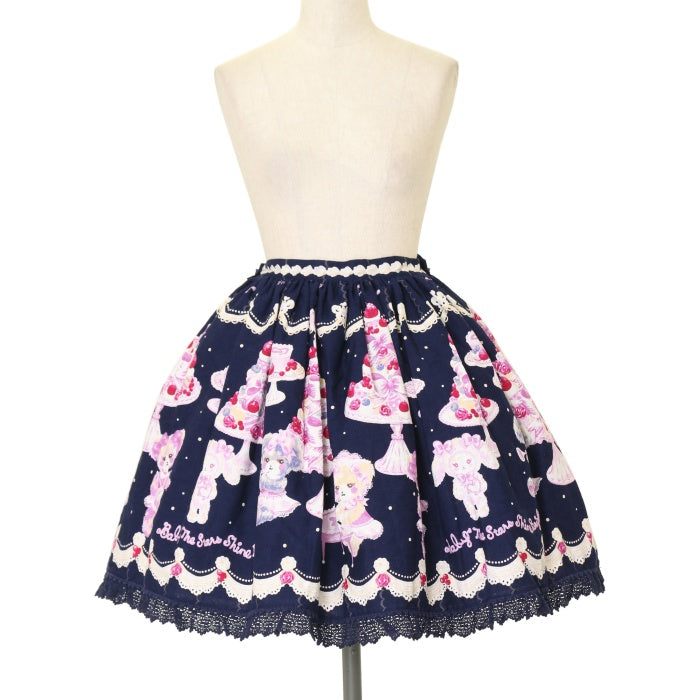 BABYさんのなかよしくみゃちゃん柄リリアンスカート My Friend Usakumya Lillian Skirt by Baby, the Stars Shine Bright