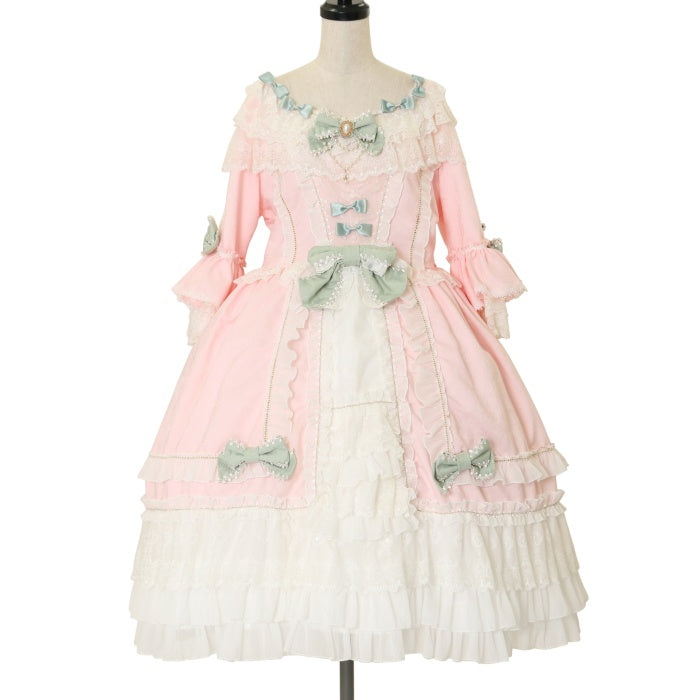 USED】【XXLサイズ】Moira プリンセスドレス（pink x mint ribbon