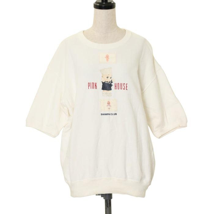 USED】【Lサイズ】キューピー半袖トレーナー | PINK HOUSE Wunderwelt 
