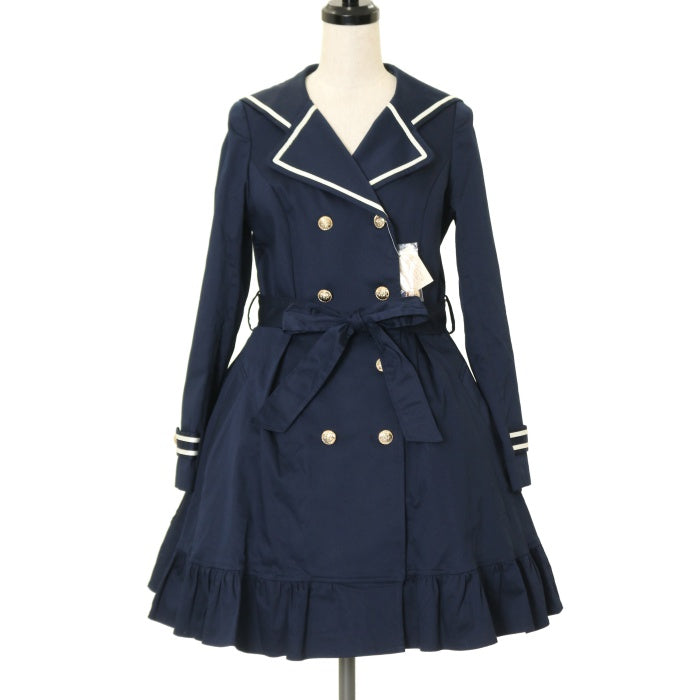 USED】【サイズ2】セーラートレンチコート | Secret Honey | ロリータ  