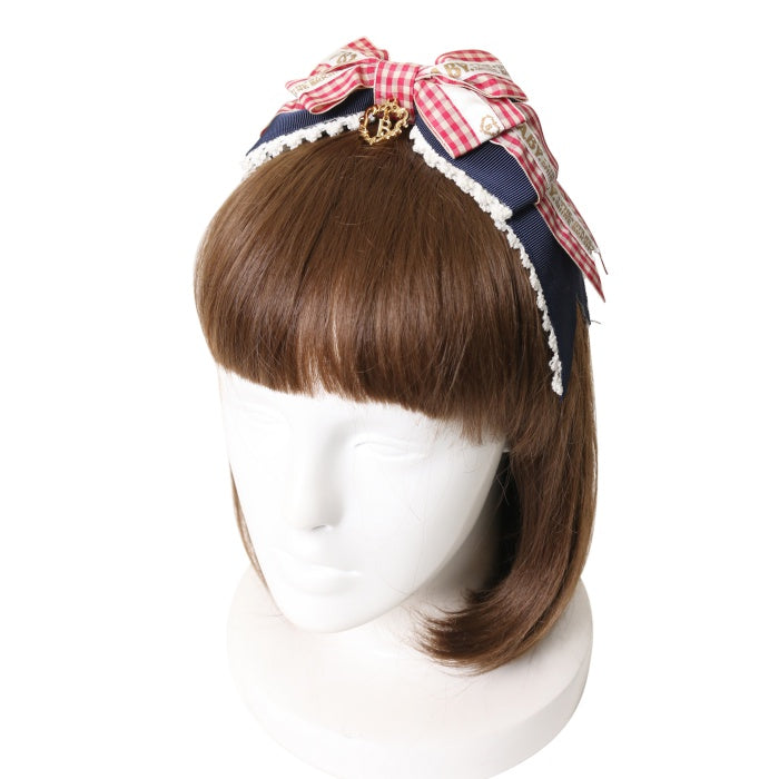 baby Ribbon Head カチューシャ　紺 baby Ribbon Head カチューシャ紺
