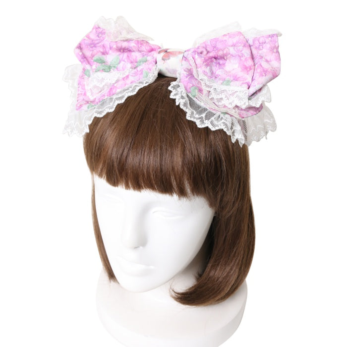 【BABY】 Belle Harmonie柄　カチューシャ、バレッタSet BABY】 Belle Harmonie柄カチューシャSet