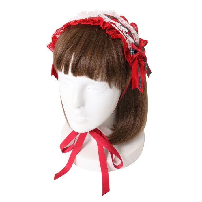angelic pretty タータンチェック リボン ヘッドドレス USED】タータンチェックリボンヘッドドレス | Angelic Pretty