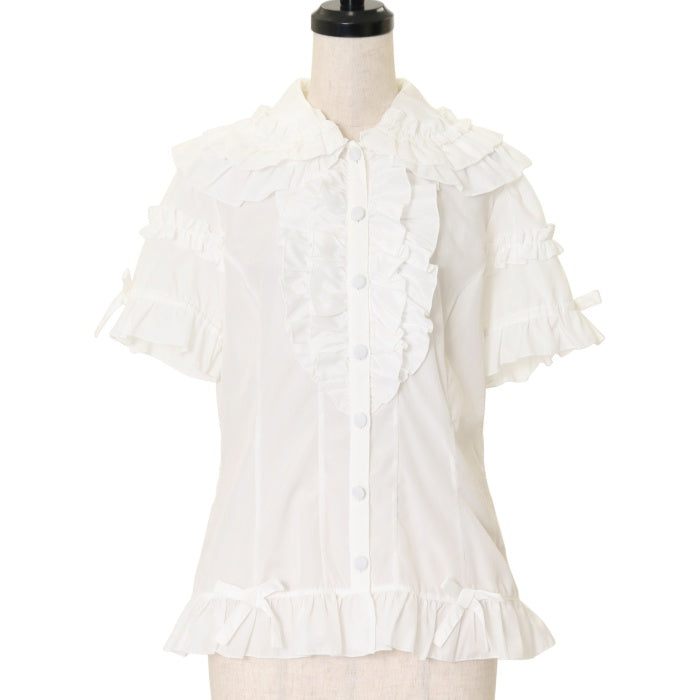 USED】共フリル半袖ブラウス | metamorphose | ロリータ ゴスロリ