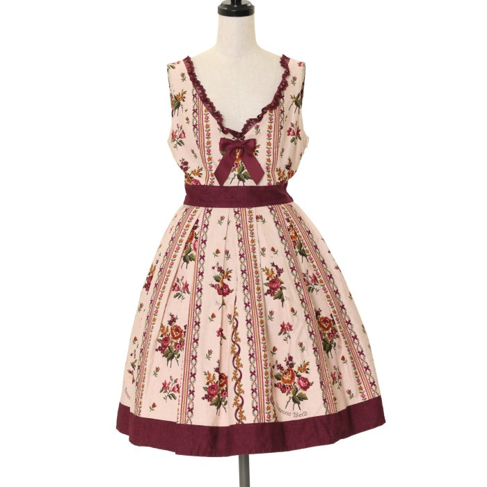 Innocent World アンティークブーケ ジャンパースカート Innocent World - Innocent World アンティークブーケ衿付き