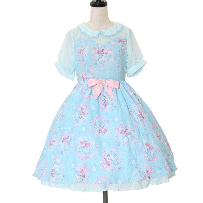 USED】【Mサイズ】Disney Crystal Dream Mermaid アリエル&フランダー
