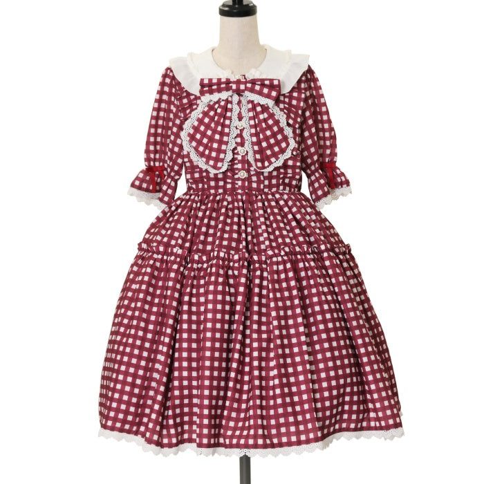 【新品未開封】axesfemmekawaiiギンガムチェック柄ワンピース 編集部調査】axes femme kawaiiから、Gingham Check series