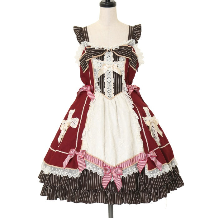 Margaretha ジャンパースカート ボルドー ベイビー Margaretha | BABY