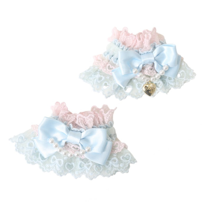 USED】配色ロゴハートチャームお袖とめ | Angelic Pretty Wunderwelt