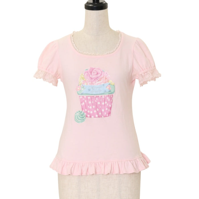 USED】Sugar Fairy Cakeプリントカットソー | Angelic Pretty
