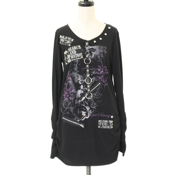 USED】【Sサイズ】カスタムロングTシャツ | SEX POT ReVeNGe 