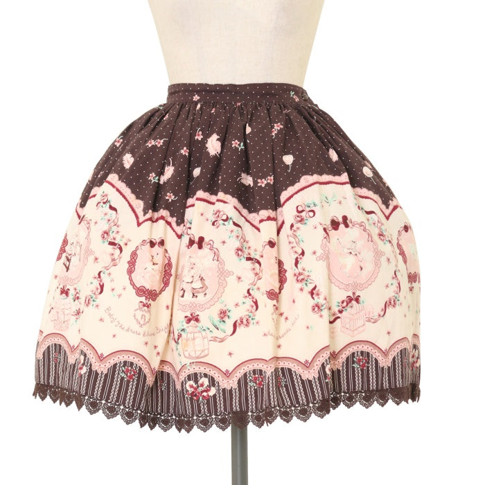 BABY THE STERS SHINE BRIGHT青い鳥柄スカート