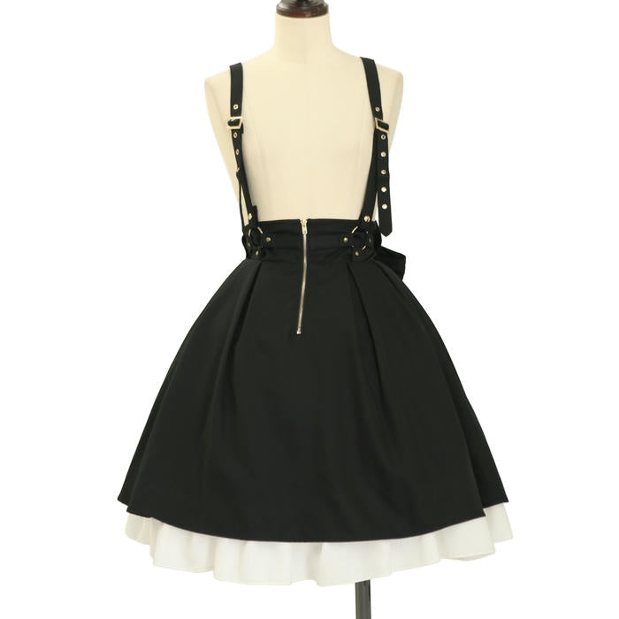 Amavel Rosary ハーネス風スカート ブラック USED】Rosary Frillハーネススカート | Amavel Wunderwelt