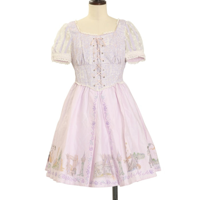 USED】【Disney/サイズ2】リアルシルエットワンピース