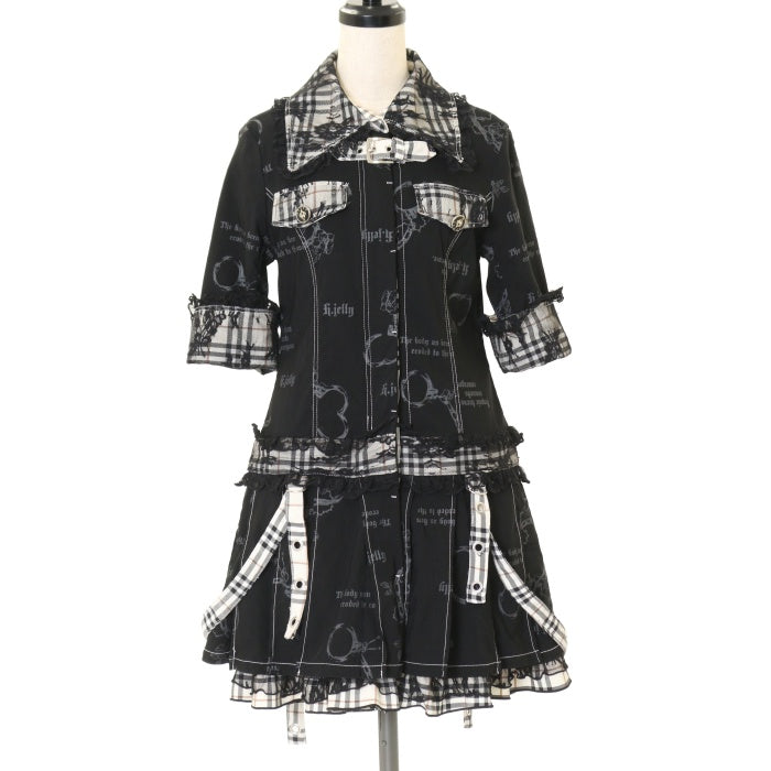 【最終値下げ】新品未使用　h.NAOTO　jelly ワンピース h.naoto DARK RED RUM H.jelly 廃退 ワンピース J3 - メルカリ