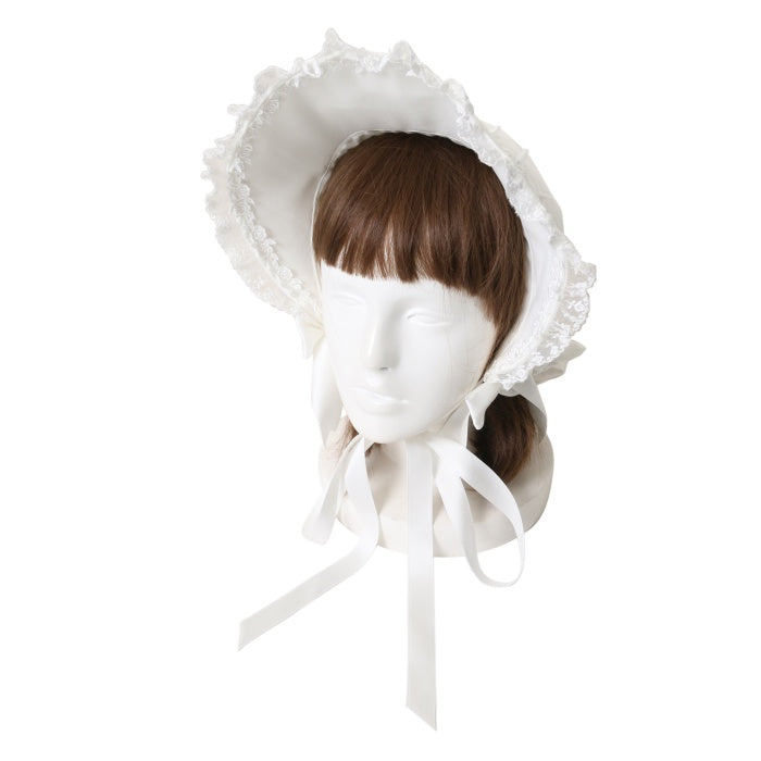 新品未使用　Moi-même-Moitié レース貴婦人ボンネット　モワティエ 燭台エンブレムボンネット | Moi-même-Moitié | ロリータ