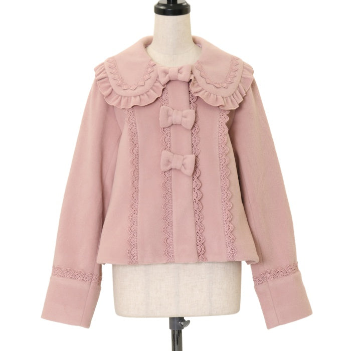 axes femme kawaii ショコラベアショートコート ショコラベアショートコート | kawaii | axes femme online shop