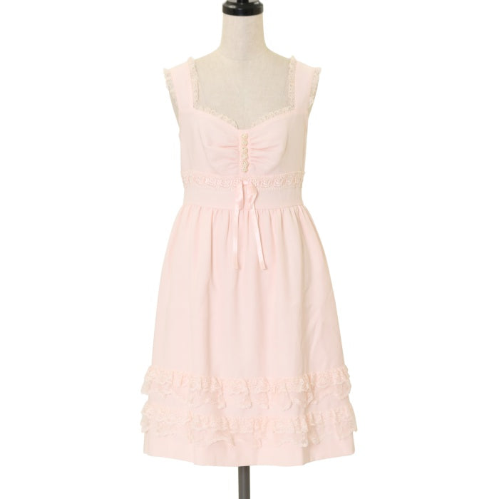 ジーザスディアマンテ シシリアワンピ オーナメント柄黒