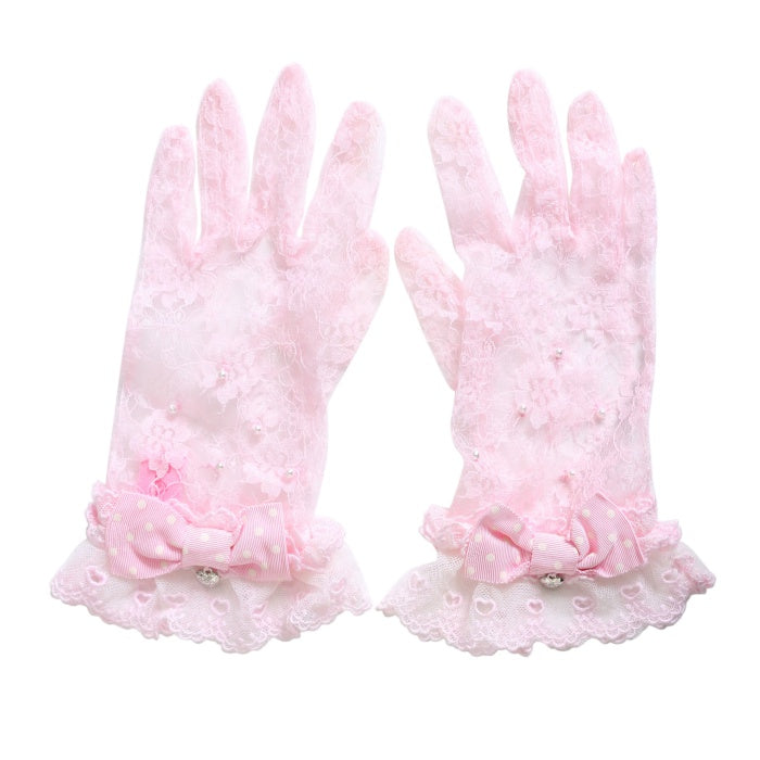 USED】Dollyドットリボンレース手袋 | Angelic Pretty | ロリータ
