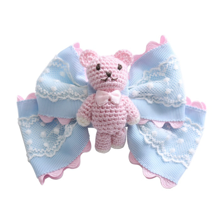 AngelicPretty PrincessLacyRibbonバレッタ ピンク Princess In Love Coat (2024) by Angelic Pretty